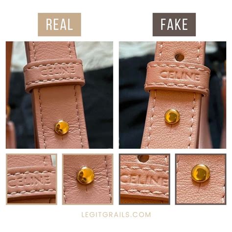 celine cap fake vs real